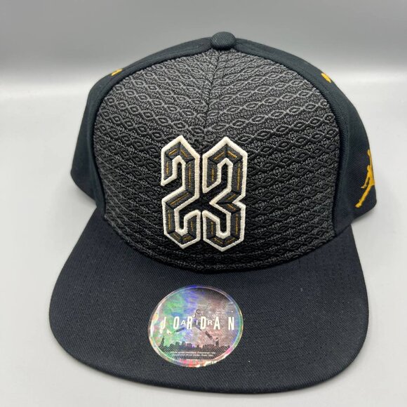 Air Jordan‎ 23 Hat Men Black Jumpman Snap Back Cap - Picture 1 of 8